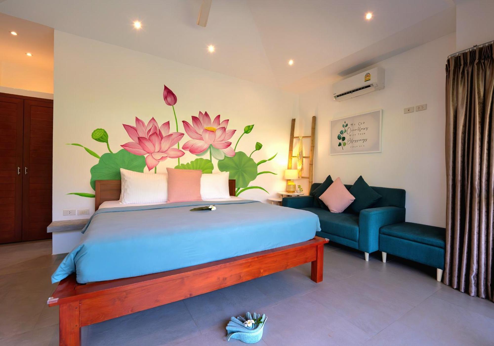 شاطئ لاماي Orchid Lodge Samui - Bed & Breakfast الغرفة الصورة